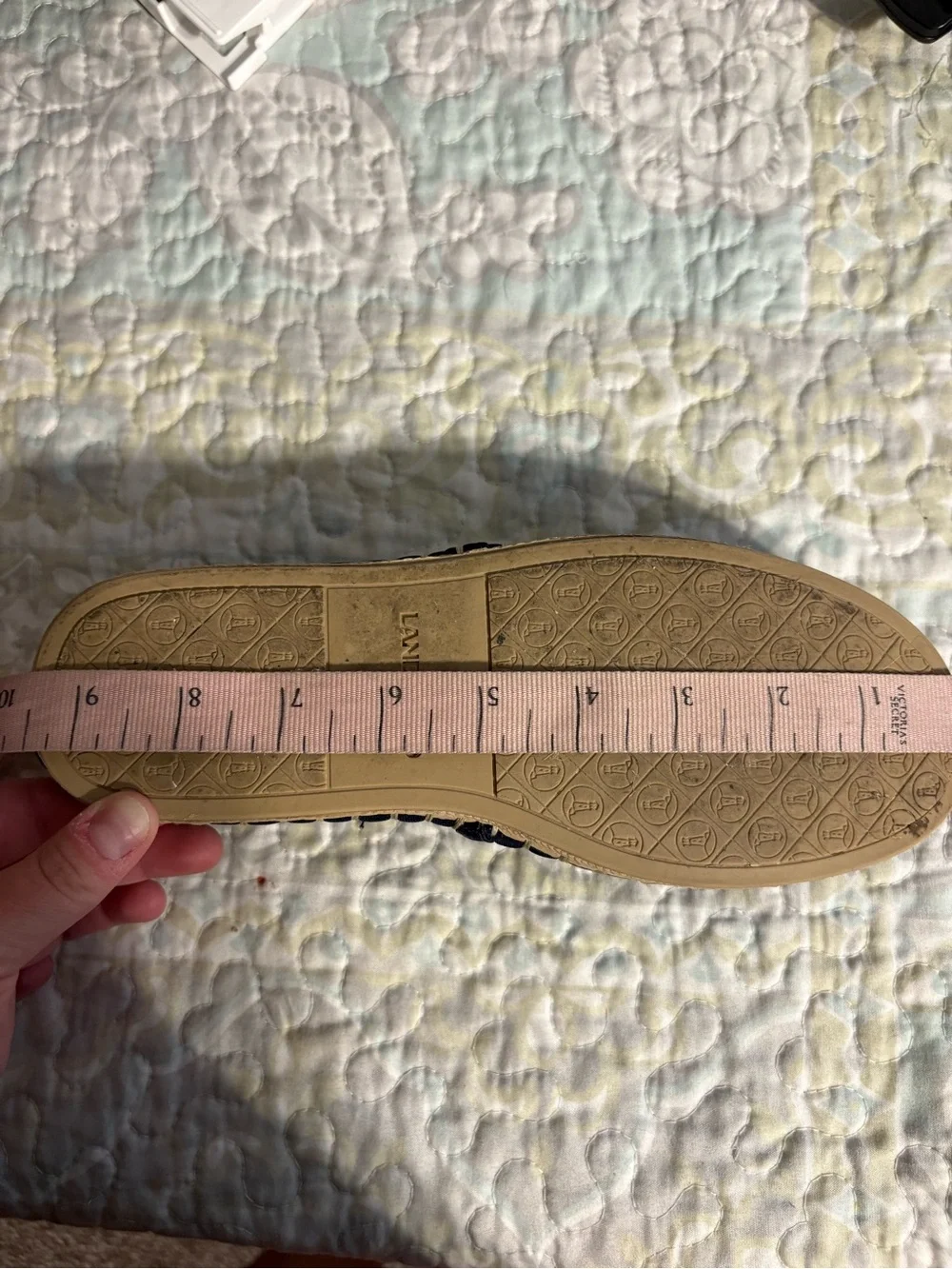 Lands End Beach Water Resort Navy Neoprene Espadrille Slip-On